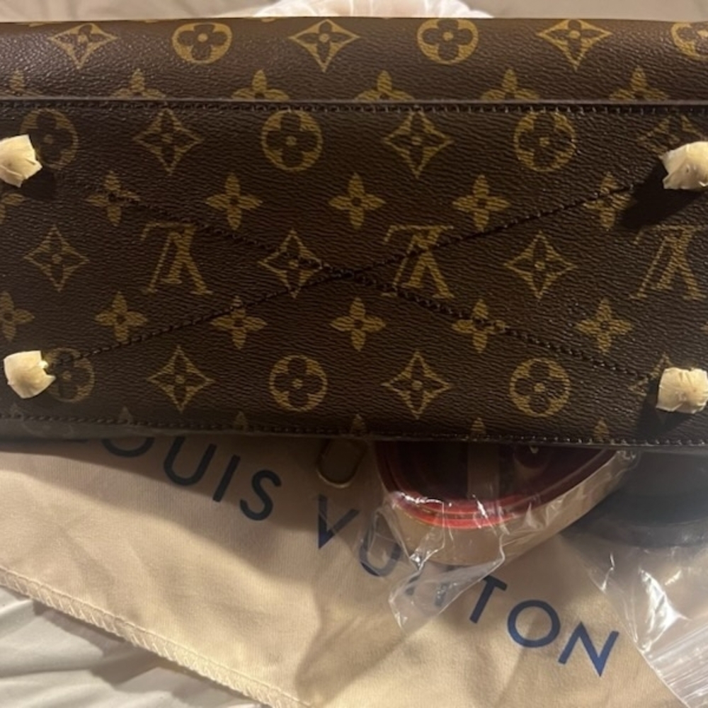 Luxury Designer Brown Monogram Tote Bag - Picture 2 of 4